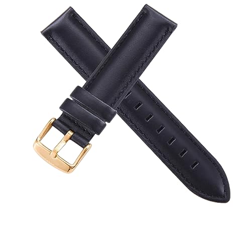 [KANSAIFLOW] vohA YEfB[XpU[Xgbv 13mm 14mm 16mm 17mm 18mm 19mm 20mm(Black-gold buckle.,16mm)