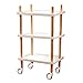 JYXSHELFA Casa mensola, Scaffalature Nordic Trolley Mobile Piano Stand con Ruota Cucina Semplice Soggiorno Camera da Letto Rack di stoccaggio,scaffale