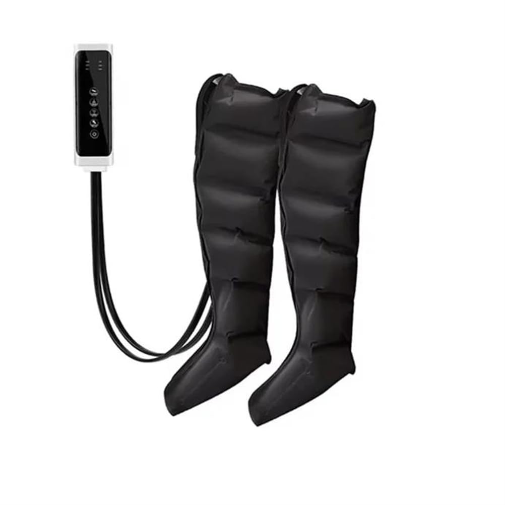 Massaggiatore avanzato per Gambe Piedi Pressione d'Aria con Telecomando - impastamento Profondo Compressione per Il rilassamento dei Polpacci 3 modalità in 1 Schermo Touch a LED