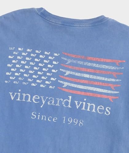 vineyard vines Men's Drift Dye Surf Minimal Flag Short-Sleeve Pocket Tee3