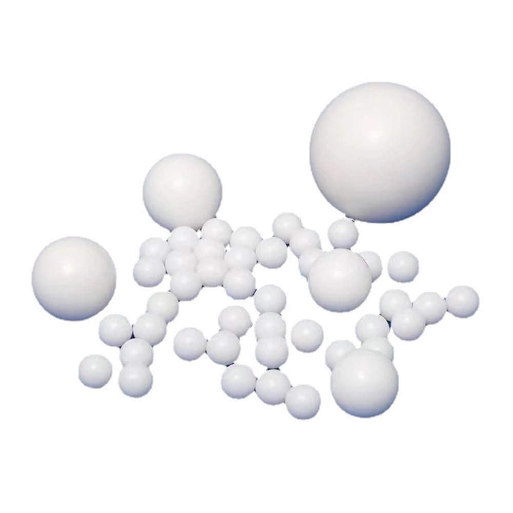 20 teile/los Labor Durchmesser 3mm Bis 16mm PTFE Ball Weiß F4 Perle for Experiment(3mm)