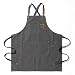 SUYGGCK Grembiule Addensare Il Grembiule in Denim in Tela Anfouling Barista Grema da Cucina da Cucina Lavoratore Barbiere Carpenter Fiorista Grembiule per Donna Uomo-Apron 03