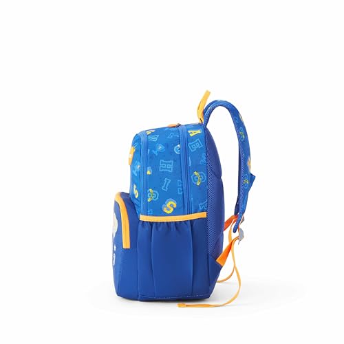 Image of American Tourister Wiggle | 26 Ltrs | 2 Compartments | Bottle Pocket | Ergonomic Padded Back Panel & Shoulder Straps | Kids Backpack | 1 Year International Warranty | Champ Blue