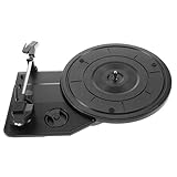 Fiable et durable : construit avec des matériaux à haute résistance et résistants à l'usure, ce de platine offre des performances fiables et une durabilité prolongée, haut-parleurs intégrés pour tourne-disque, tourne-disque gramophone