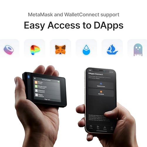 SecuX W20 – Carteira de criptografia mais segura com suporte Bluetooth e NFT – tela sensível ao toqu