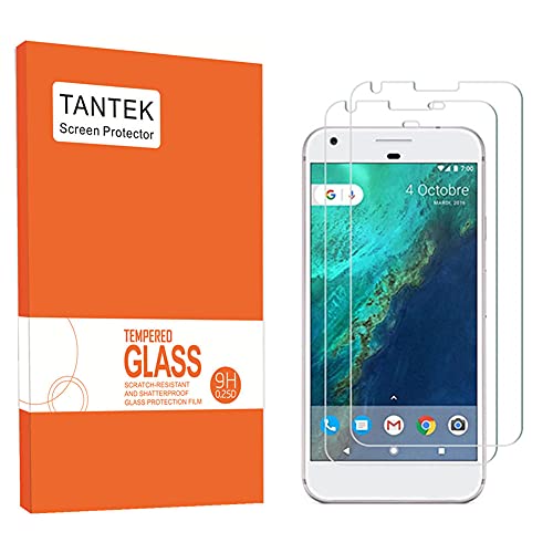 TANTEK [2-Pack Screen Protector Compatible for Google Pixel (5 Inch,2016),Tempered Glass Film,Ultra Clear,Anti Scratch,Bubble Free,Case Friendly