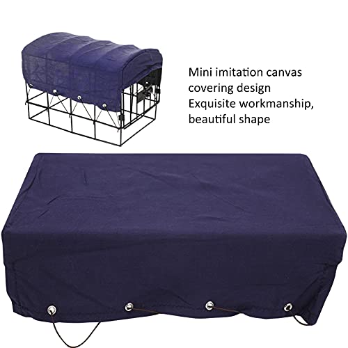 WPL D12 RC Truck Car Canvas Hood Cover Decoration for Railing Fence Tent Frame Shed, Attractive and Durable Decorative Canvas [RC Car] (blue) - Image 5