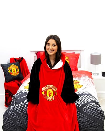 Character World Manchester United Oversized Wearable Fleece Blanket Super Warm And Cosy Premium Sherpa Lined thumb #5
