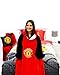 Manchester United Oversized Wearable Fleece Blanket Super Warm and Cosy Premium Sherpa Lined, Design Perfect For Teens, Women and Men, One Size