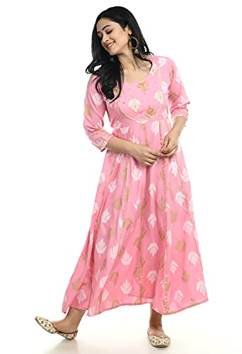 AnjuShree Choice Women Indian Party wear Rayon Kurti | ORDER 1 SIZE BIGGER3