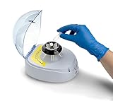 Mini Centrifuge, 10,000 RPM, Includes 6-Place Micro Tube Rotor and 16-Place PCR Strip Rotor