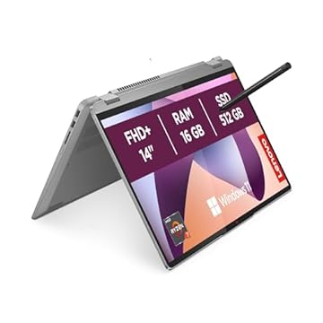 Lenovo IdeaPad Flex 5 Notebook 14" Display WUXGA (1920x1200) IPS, AMD Ryzen 7 7730U, RAM 16GB, 512GB SSD, Windows 11 Home, Digital Pen inclusa - Arctic Grey