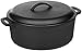 Amazon Basics - Casseruola in ghisa pretrattata con doppi manici, 6,62 L