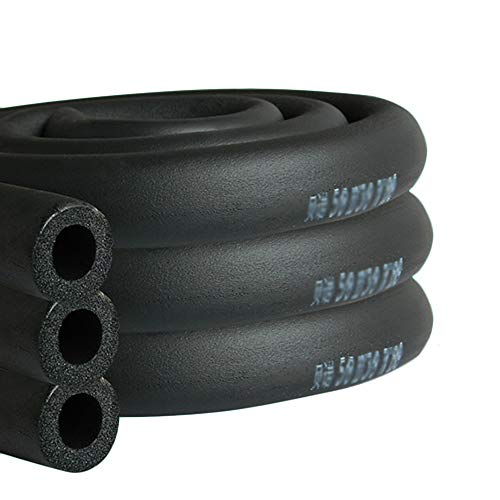 BBGS Conduits isolants Tube Mousse Isolante, 3pcs Air Conditionné Tuyau D'eau en Caoutchouc Plastique Isolation Coton Ignifuge Isolation Antigel Tuyau D'isolation En Mousse Enveloppe de tuyau d'eau Cover