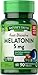 Nature's Truth Melatonin 5 mg Fast Dissolve Tabs Natural Berry Flavor - 90 ct, Pack of 2