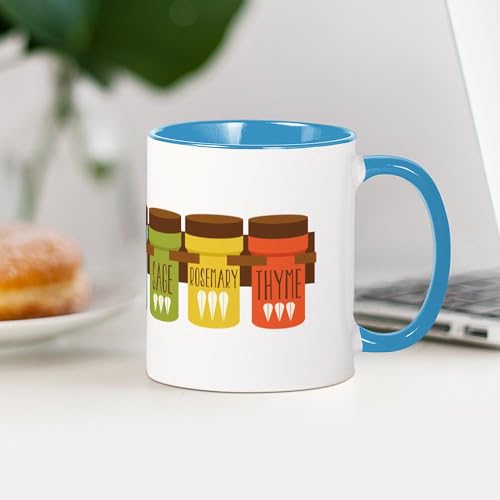 Taza de cerámica de 11 oz Parsley Sage Rosemary Thyme miniatura 4