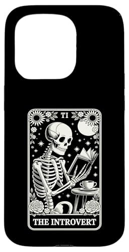 The Introvert Tarot Card Indoorsy Skeleton Inrovert �X�}�z�P�[�X iPhone 15 Pro �p