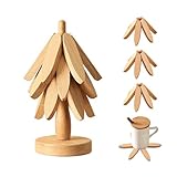 Protection Élégante Fêtes: Doté d'une texture en relief 3D détaillée et d'un design festif de sapin de Noël, ce set de dessous-de-plat arbre mêle flair artistique et utilité. Il assure la protection des comptoirs tout en ajoutant de la chaleur et du charme à votre expérience d'accueil pendant les fêtes, grâce à sa conception robuste et décorative.