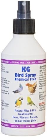 KG Bird Spray 250ml for the removal of mite's & lice on Hens, Pigeons, Parrots & all indoor Birds