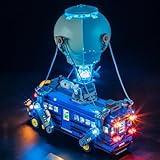 Mililier LED Light Kit for Lego Battle Bus Fortnite 77073 Set, Compatible with Lego 77073 Building Blocks Model(Not Include Blocks Set)