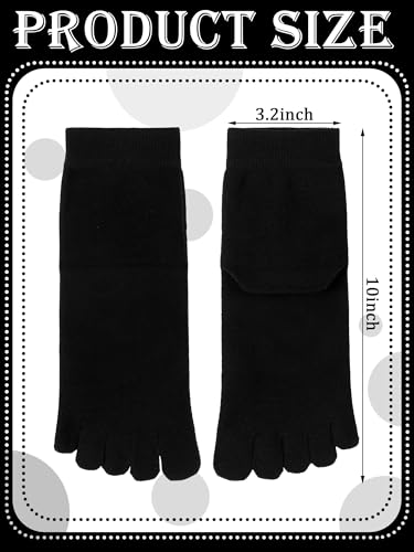 Image of Bencailor 4 /12Pairs Women Toe Sock Five Toe Sock