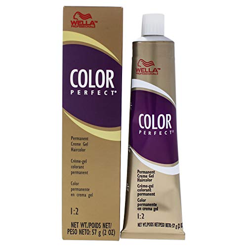 Wella Color Perfect Permanent Creme Gel Haircolor - 6a Dark Ash Blonde By for Unisex - 2 Ounce Hair Color, 2 Ounce