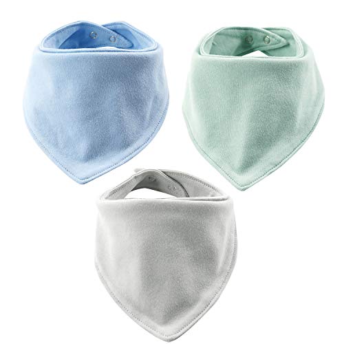 Bavoirs Bébé Bandana De 3 Pcs-100% Coton, Doux Et Absorbants, Fille Garçon Bavoirs pour bébé qui fait ses dents