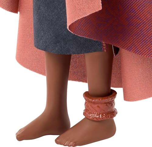 mattel disney moana 2 matangi fashion doll with 3 accessories removable outfit with cape head piece shoulder piece amp anklet inspired by the movie