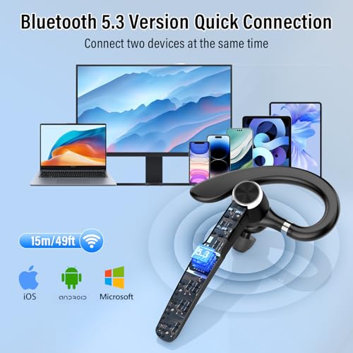 Auricular Bluetooth Inalámbrico con Micrófono y Carga 400mAh miniatura 4