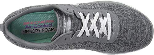 Skechers Women's Flex Appeal 2.0 Gray Sneaker 8.5 W Us #TOP5