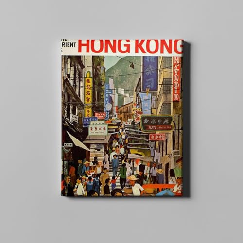 Jet Boac Hong Kong poster vintage poster retro aviation decoration murale medium