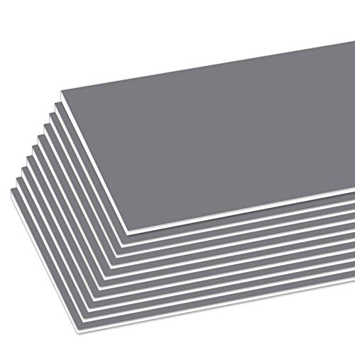 BAZIC Products Slate Gray Foam Board, 20 x 30 in, 4-Pack