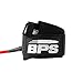 BPS 'PRO' Body Board Coiled Leash with Leash Plug for Bodyboard - with Double Swivels (Red)