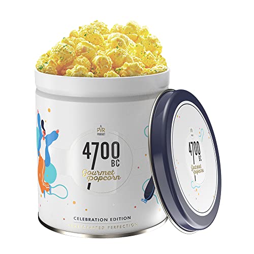 Image of 4700BC Sour Cream & Wasabi Cheese Popcorn, Tin, 50g