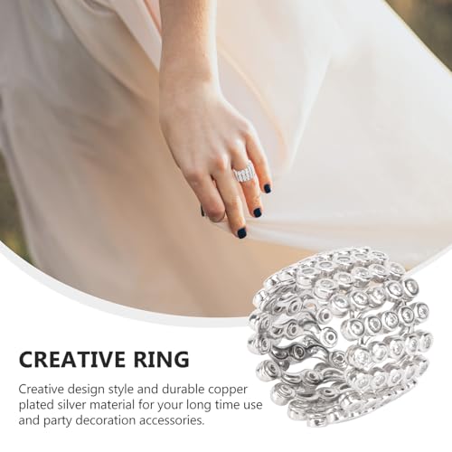 Bague transformable rétractable bracelet double usage pour femme chic - 7