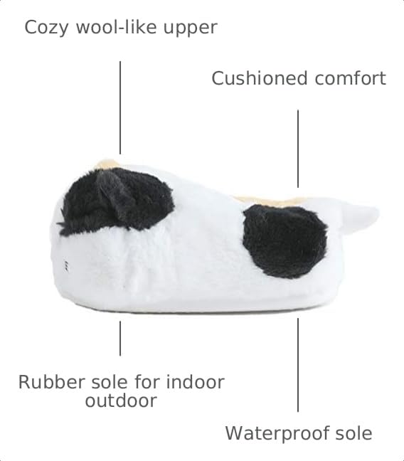Image of Millffy Bunny Slippers for Women Warm Funny Slippers House Shoes Rabbit Plush Slippers
