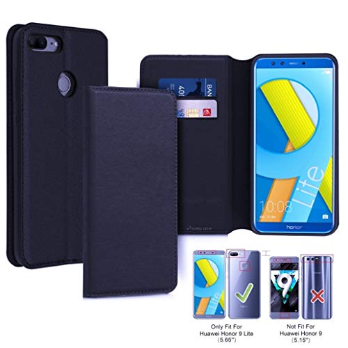 iPOMCASE Coque Porte Carte pour Huawei Honor 9 Lite, Bleu - Image 2