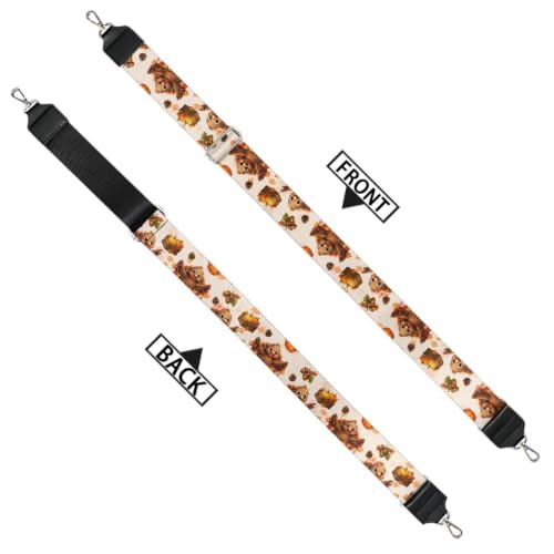 Image of Jeiento Wide Purse Strap Wide Shoulder Strap Adjustable Replacement Belt Soft Guitar Shoulder Straps for Women Girls Gifts