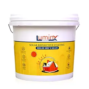 High SRI Summer Cool Solar Reflective Roof Coating High Albedo Paint | 10 Kg Pack