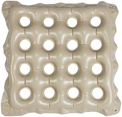 SUNSHINEMALL Inflatable Seat Cushion, Air Chair Cushions 19x19-inch PVC Square Seat Breathable and Comfortable for Office Chair, Car, Wheelchair and Home（19inch）