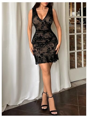 Robe en maille florale légère Floerns pour sublimer la silhouette en été - 5