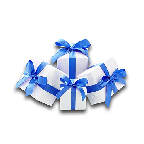 Solid Color Double Faced Blue Satin Ribbon 2" X 25 Yards, Ribbons Perfect for Crafts, Wedding Decor, Bow Making, Sewing, Gift Package Wrapping and More - Thumbnail 3
