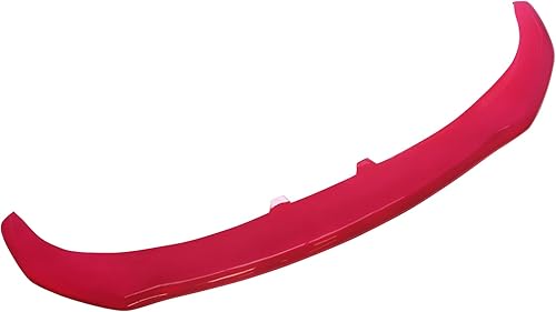 Miniatura 2 de CHIESMA, Borde de parachoques delantero compatible con Dodge Charger SRT Widebody 2019-2023 Color rojo ABS pintado delantero alerón divisor