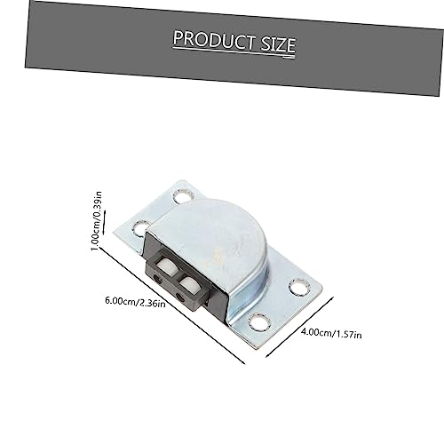Homoyoyo 4 Peças Kit Barndoor Kit De Porta De Celeiro Rolos De Porta De Celeiro Roda De Porta Desliz