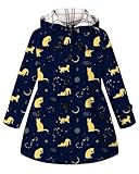 BINPAW Girl's Hooded Trench Coat