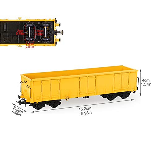 Evemodel 3Stk.Spur H0 Gelb Offener Güterwagen 1:87 Hochbordwagen Transport Bereich Güterverkehr Ealos der SBB – Bild 6