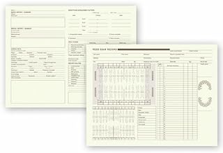 Dental Pedodontic Exam Records Green Ledger (250)