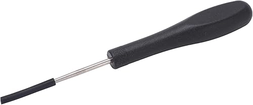 Topyond Raqueta de tenis, raqueta de encordado, punzón recto, raqueta de tenis, raqueta de bádminton, herramientas de cuerda, color negro