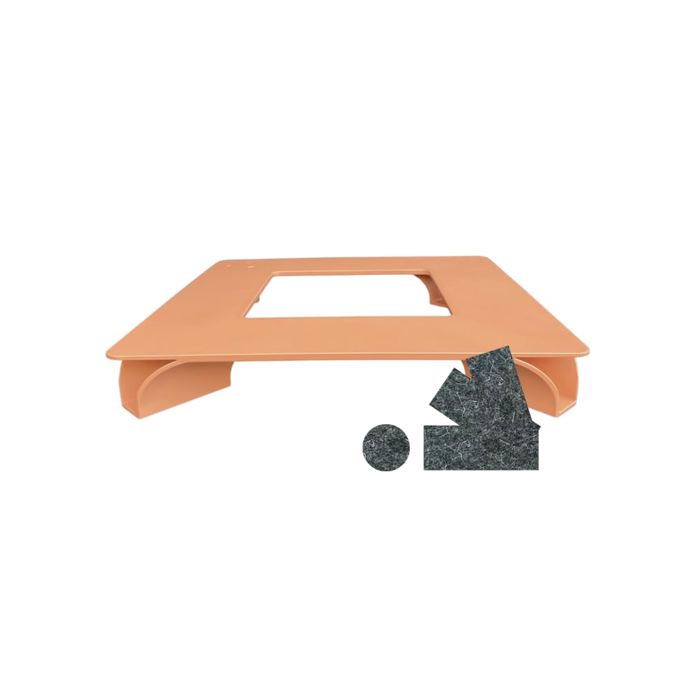 terraced® - Felt Glider Set for Flower Pot Saucer - Square - 27 x 27 cm - Made in Germany, Accessories, 27x27