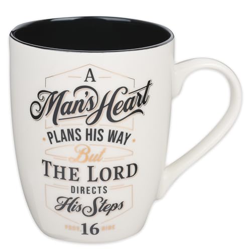 Taza de cerámica cristiana 12 oz con versículo bíblico miniatura 1